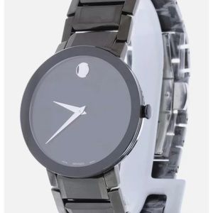 Movado black sappire